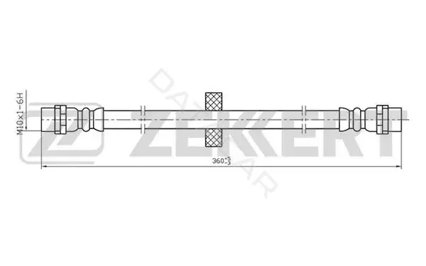 Тормозные шланги ZEKKERT BS-9068