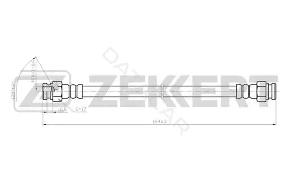 Тормозные шланги ZEKKERT BS-9069