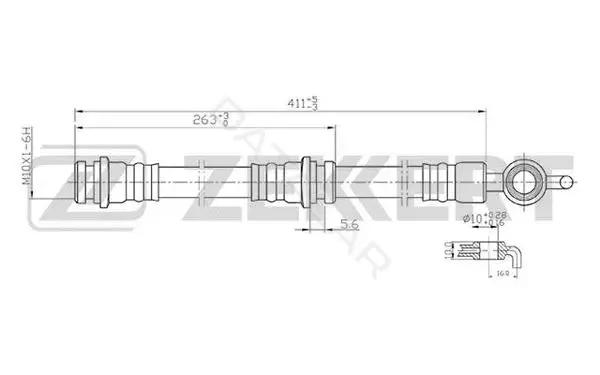 Тормозные шланги ZEKKERT BS-9143
