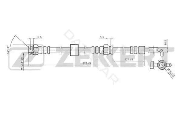 Тормозные шланги ZEKKERT BS-9170