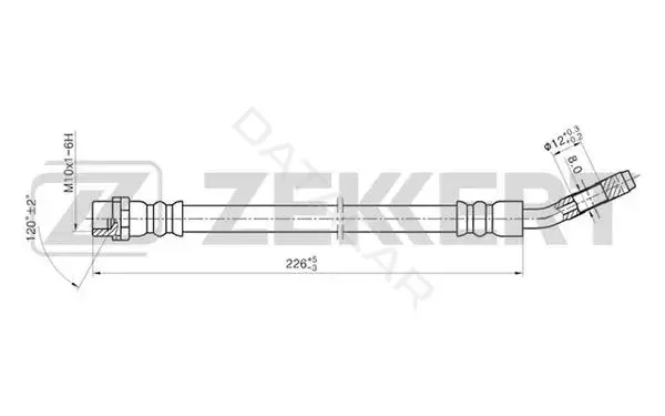 Тормозные шланги ZEKKERT BS-9195