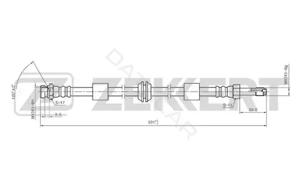 Тормозные шланги ZEKKERT BS-9198