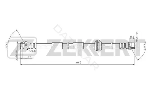 Тормозные шланги ZEKKERT BS-9200