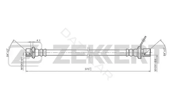 Тормозные шланги ZEKKERT BS-9261
