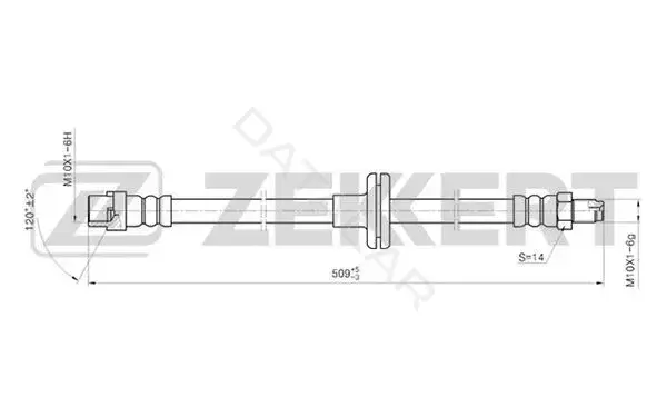 Тормозные шланги ZEKKERT BS-9323