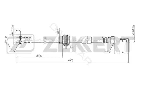 Тормозные шланги ZEKKERT BS-9339