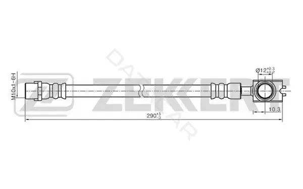 Тормозные шланги ZEKKERT BS-9341