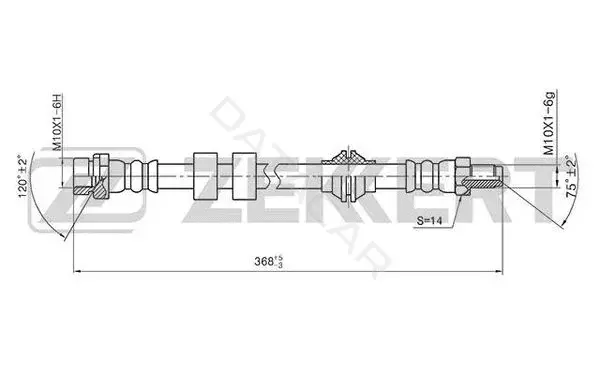 Тормозные шланги ZEKKERT BS-9386