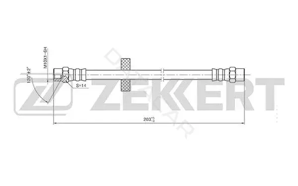 Тормозные шланги ZEKKERT BS-9398