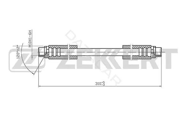 Тормозные шланги ZEKKERT BS-9400