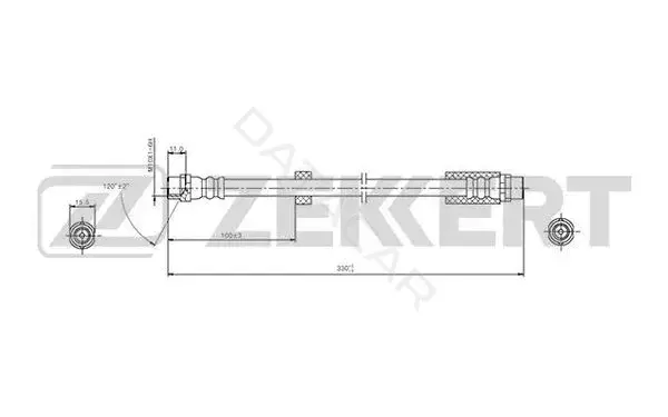 Тормозные шланги ZEKKERT BS-9422