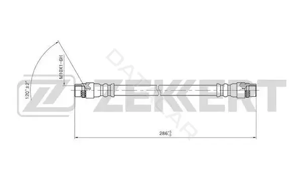 Тормозные шланги ZEKKERT BS-9423