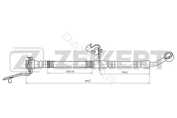 Тормозные шланги ZEKKERT BS-9426