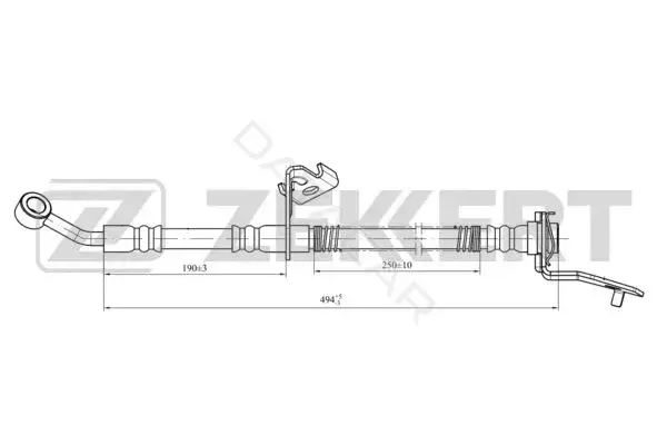 Тормозные шланги ZEKKERT BS-9427