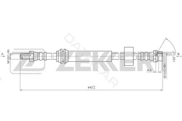 Тормозные шланги ZEKKERT BS-9428