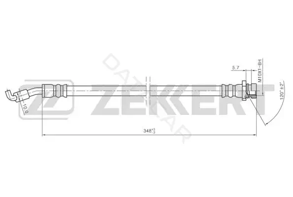 Тормозные шланги ZEKKERT BS-9464