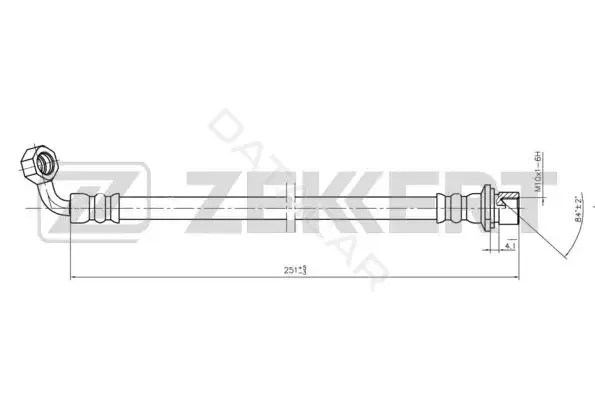 Тормозные шланги ZEKKERT BS-9468