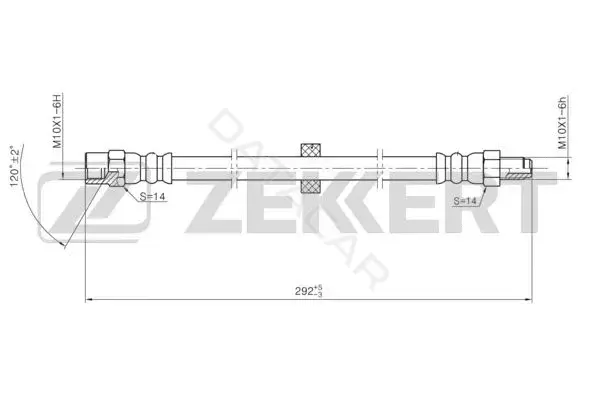 Тормозные шланги ZEKKERT BS-9470