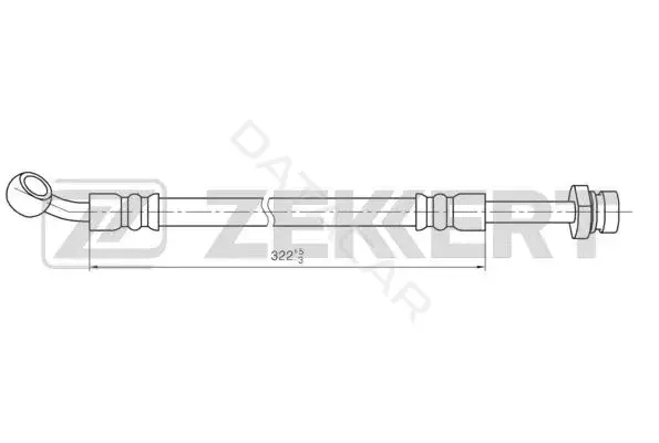 Тормозные шланги ZEKKERT BS-9472