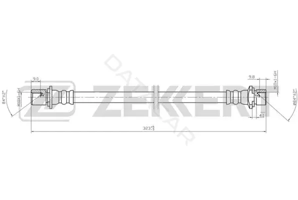 Тормозные шланги ZEKKERT BS-9473