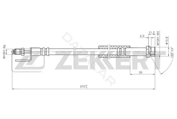 Тормозные шланги ZEKKERT BS-9478