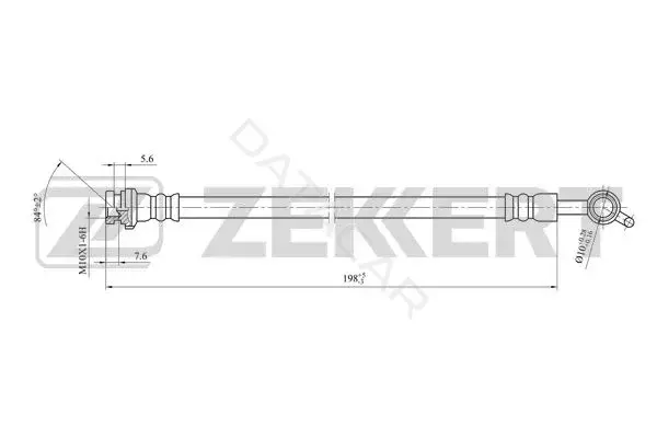 Тормозные шланги ZEKKERT BS-9485