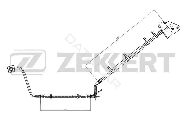 Тормозные шланги ZEKKERT BS-9490