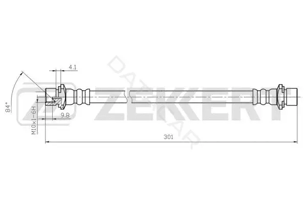 Тормозные шланги ZEKKERT BS-9501