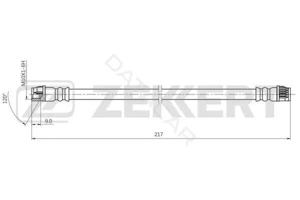 Тормозные шланги ZEKKERT BS-9511