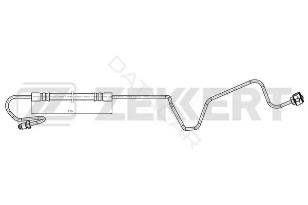 Тормозные шланги ZEKKERT BS-9512