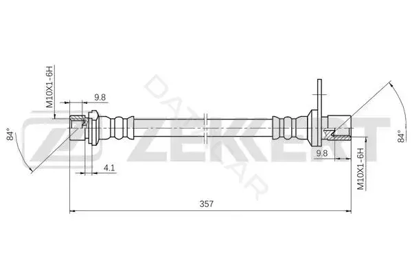 Тормозные шланги ZEKKERT BS-9520
