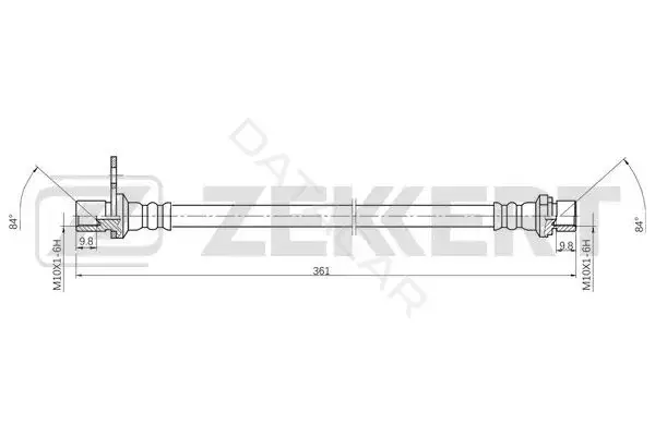 Тормозные шланги ZEKKERT BS-9521