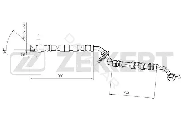 Тормозные шланги ZEKKERT BS-9524