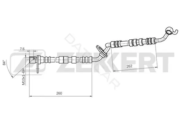 Тормозные шланги ZEKKERT BS-9525