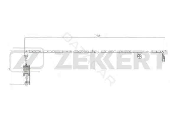 Датчик износа тормозных колодок ZEKKERT BS-8071