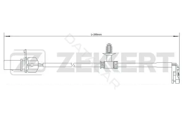Датчик износа тормозных колодок ZEKKERT BS-8096