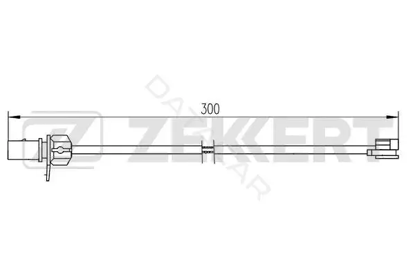 Датчик износа тормозных колодок ZEKKERT BS-8110