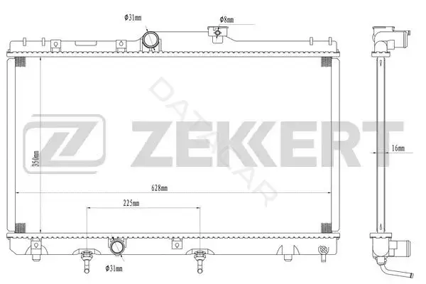Радиатор охлаждения ZEKKERT MK-1581