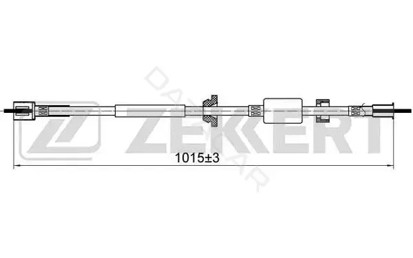 Трос спидометра ZEKKERT BZ-1089