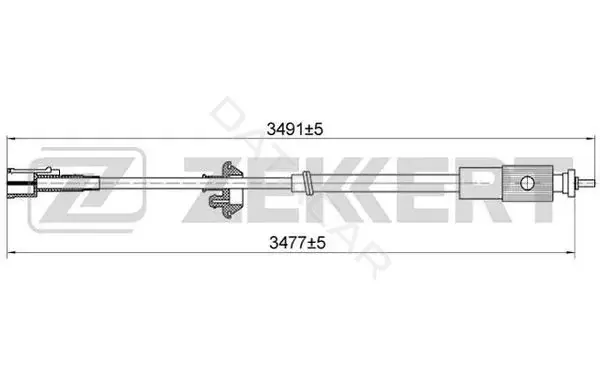 Трос спидометра ZEKKERT BZ-1112