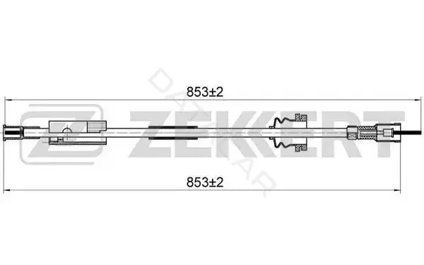 Трос спидометра ZEKKERT BZ-1155