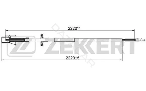 Трос спидометра ZEKKERT BZ-1218