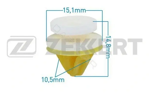 Клипса молдинга ZEKKERT BE-1085