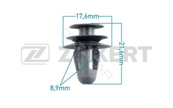 Клипса молдинга ZEKKERT BE-1092