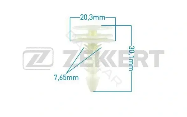 Клипса молдинга ZEKKERT BE-1139