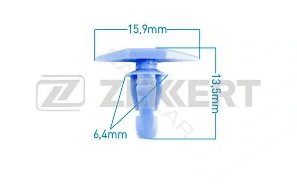 Клипса молдинга ZEKKERT BE-1144