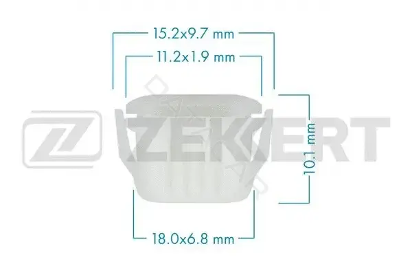 Клипса молдинга ZEKKERT BE-1212