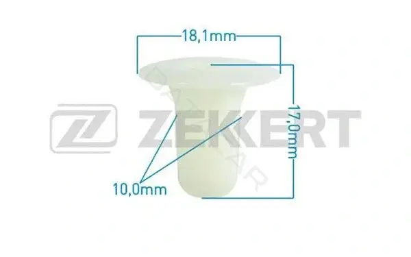 Клипса молдинга ZEKKERT BE-1259