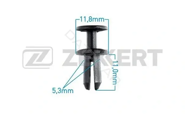 Клипса молдинга ZEKKERT BE-1386