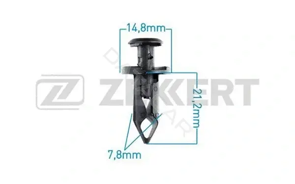 Клипса молдинга ZEKKERT BE-1619
